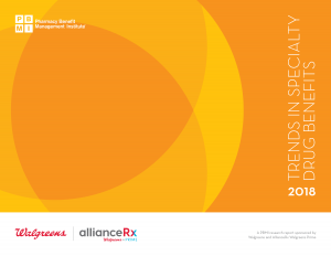 trends in specialty drug benefits report cover
