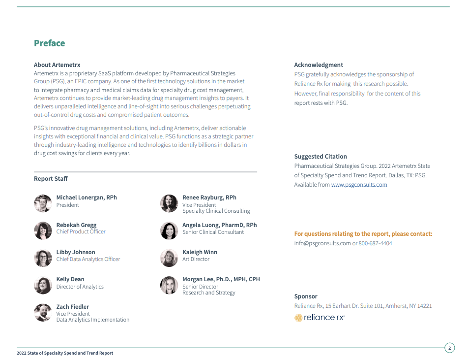 2022 S&T Preview Page of the Table of Contents