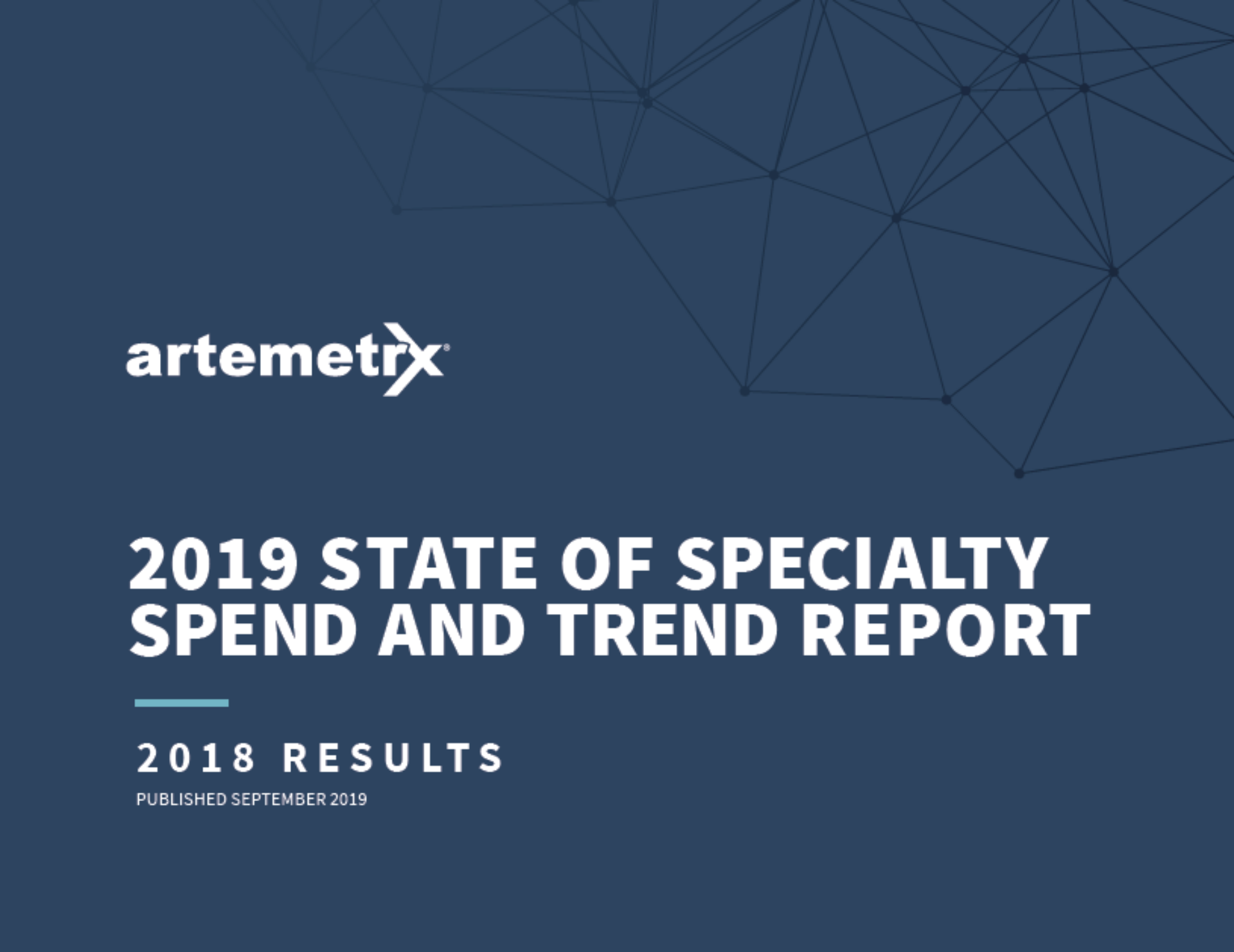2019 Specialty Spend & Trend Report Cover